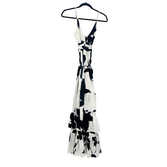 Hutch Guthrie Sleeveless Floral V-Neck Side-Slit Maxi Dress Size 2 NWOT - Picture 5 of 13